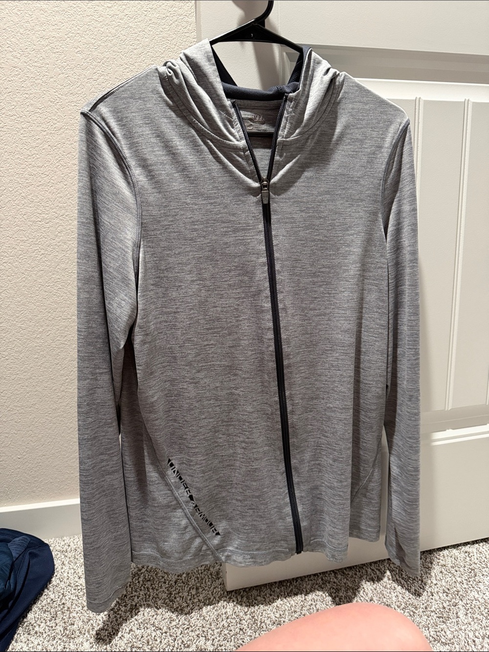 Under Armour Light Gray Full-Zip Hoodie